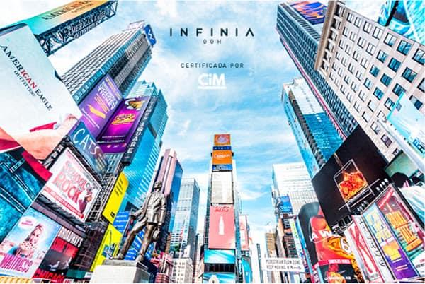 Infinia mobile obtiene la certificación de medidor y auditor oficial de audiencias de exterior (ooh-dooh) Infinia mobile obtiene la certificación de medidor y auditor oficial de audiencias de exterior (ooh-dooh)