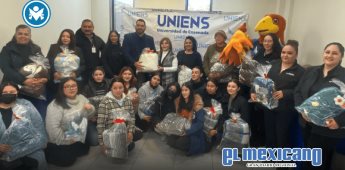 Recibe DIF Municipal donativo de 100 cobijas de la Universidad de Ensenada