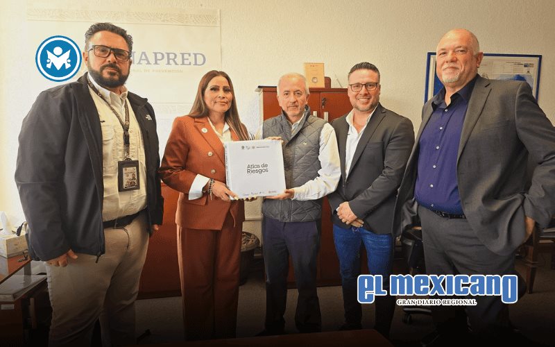 Entrega alcaldesa Claudia Agatón propuesta del Atlas de Riesgo a Cenapred Entrega alcaldesa Claudia Agatón propuesta del Atlas de Riesgo a Cenapred