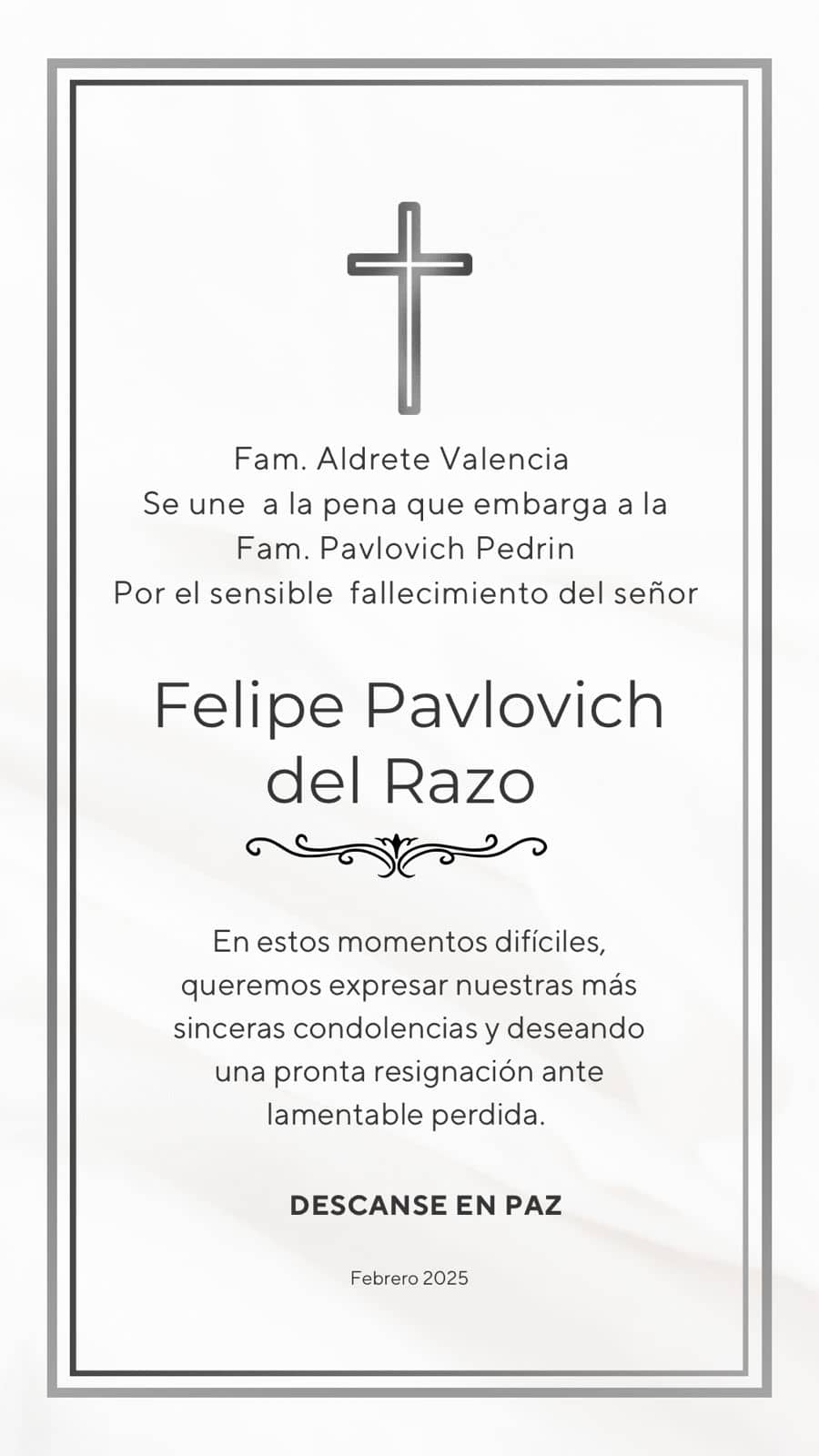 Felpe Pavlovich del Razo