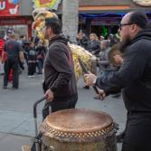 Se celebra el Año Nuevo Chino de la Serpiente en la avenida Revolución
