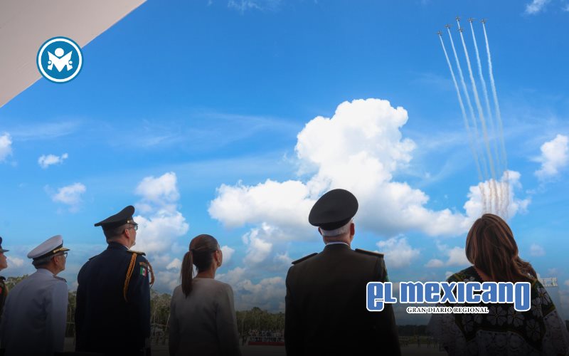 Sheinbaum conmemora 110 años de la Fuerza Aérea Mexicana; inaugura Base Militar en Tulum