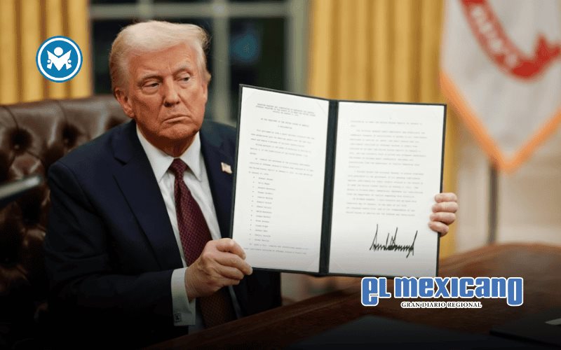 Trump firma decreto para imponer aranceles del 25% a acero y aluminio