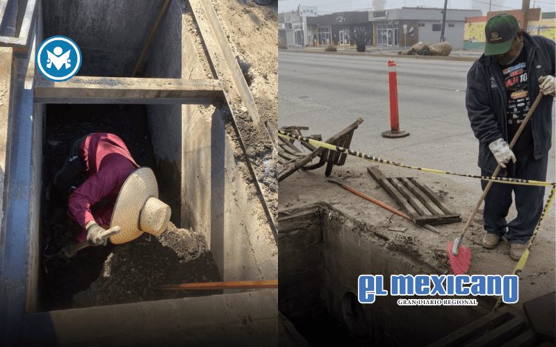 Realiza Gobierno de Ensenada labores preventivas en pluviales