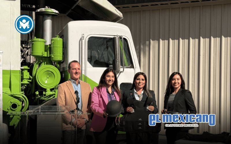 Ensenada recibe donaci&oacute;n de cami&oacute;n recolector y equipo de seguridad desde Fresno