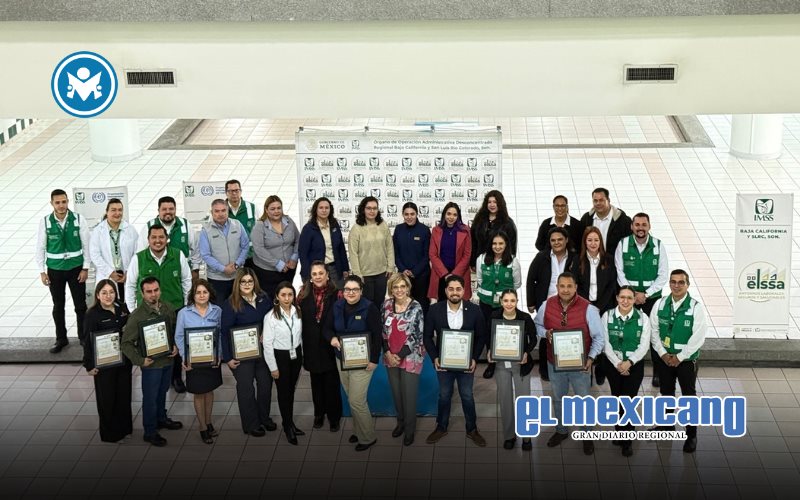Entrega IMSS Baja California Distintivo ELSSA Cero Accidentes