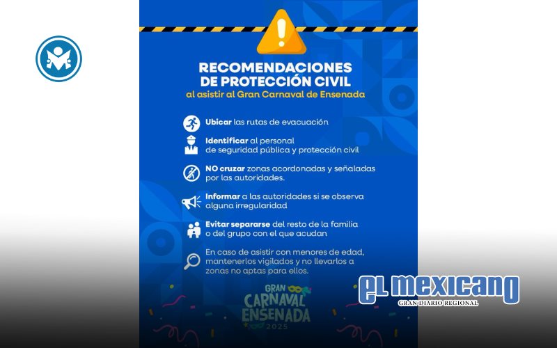 Tendrá Protección Civil operativo permanente en Carnaval 2025