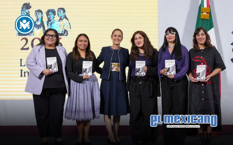 Claudia Sheinbaum presenta la Cartilla de Derechos de las Mujeres en el marco del 8M