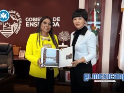 Recibe presidenta Claudia Agatón a la nueva Cónsul General de China en Baja California