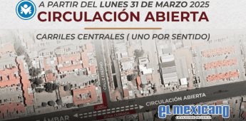 Abren carriles centrales del puente Ámbar para agilizar tránsito