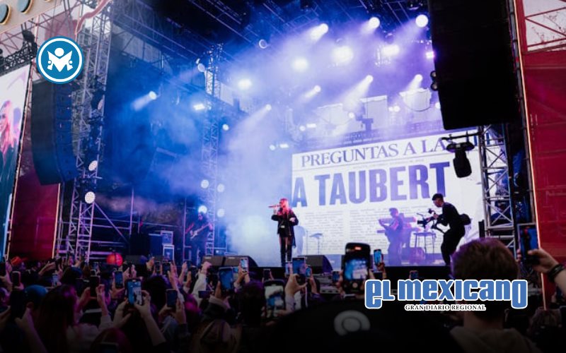 Ela Taubert, deslumbró en su debut en el festival Tecate Pa´l Norte 2025 en Monterrey.