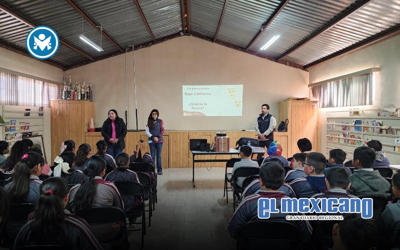 Mantiene SEPESCA BC pláticas en planteles de educación básica