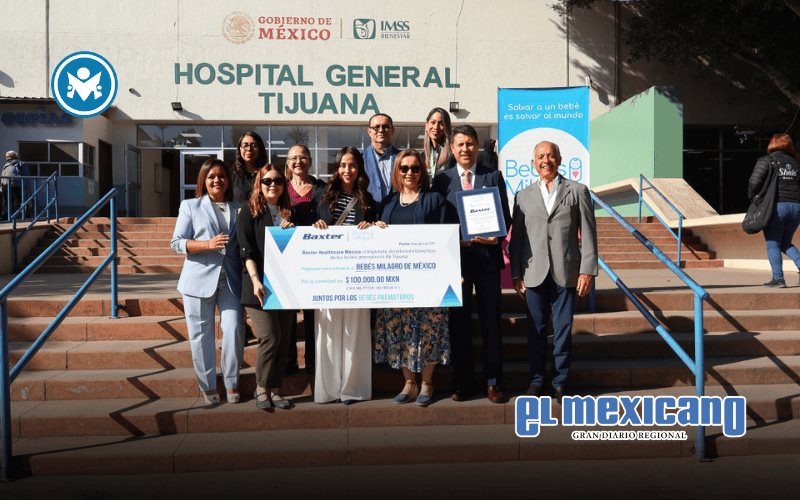 Aportan donativo para atención médica de bebés prematuros en el Hospital General Aportan donativo para atención médica de bebés prematuros en el Hospital General