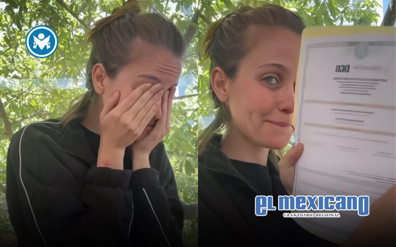 Natasha Dupeyrón llora de emoción al concluir la preparatoria a los 33 años