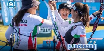 México gana oro en tiro con arco compuesto femenil en Florida