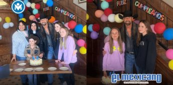Gabriel Soto celebra su cumpleaños adelantado con el elenco de Monteverde