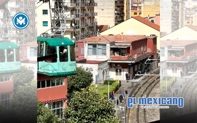 Accidente en teleférico de Nápoles deja cuatro muertos Accidente en teleférico de Nápoles deja cuatro muertos