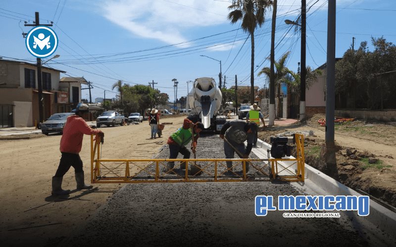 Registra 60% de avance pavimentación de la Riveroll Registra 60% de avance pavimentación de la Riveroll