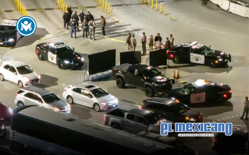 Abaten a conductor tras persecución en garita de El Chaparral