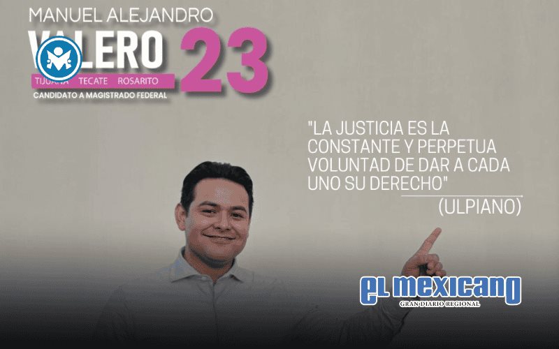 Manuel Alejandro Valero Ortíz resalta el valor humano como eje de la justicia