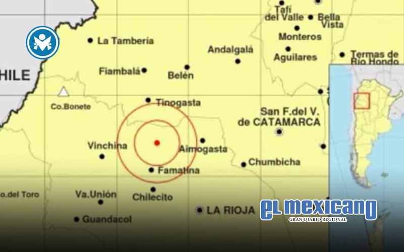 Fuerte sismo de magnitud 5.9 sacude el noroeste de Argentina