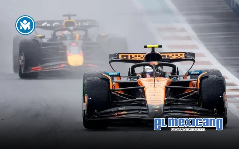 Norris gana caótica Sprint en Miami marcada por choques y lluvia Norris gana caótica Sprint en Miami marcada por choques y lluvia