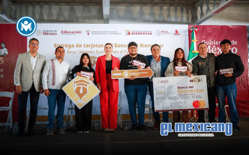 Encabeza Gobernadora Marina del Pilar entrega de tarjetas J&oacute;venes Escribiendo el Futuro en beneficio de estudiantes universitarios
