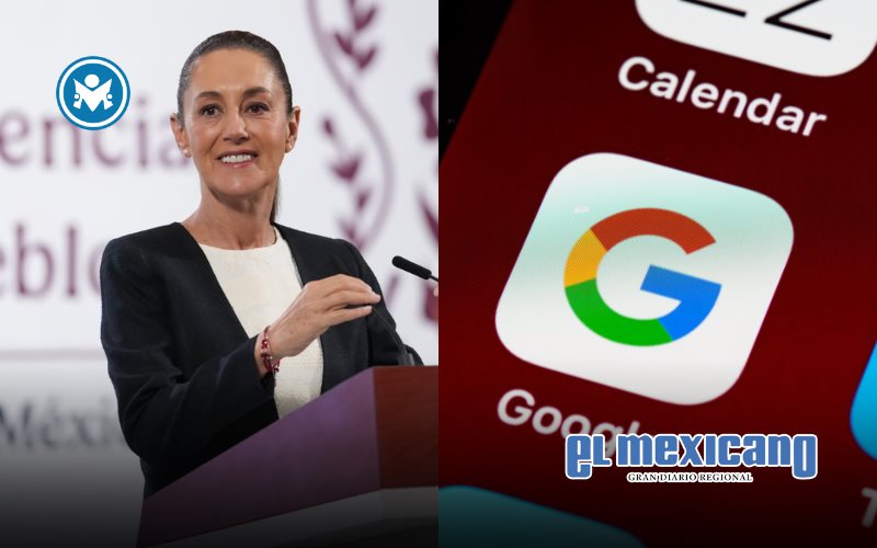 Claudia Sheinbaum planea demandar a Google por cambio de nombre a Golfo de México Claudia Sheinbaum planea demandar a Google por cambio de nombre a Golfo de México