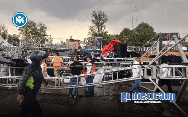 Colapsa escenario en la GAM; se reportan 7 lesionados Colapsa escenario en la GAM; se reportan 7 lesionados