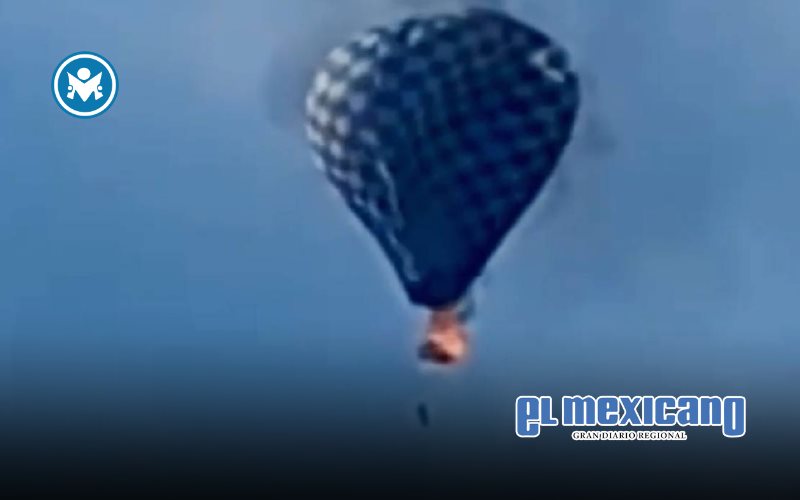 Muere un hombre tras incendio de globo aerostático en Zacatecas