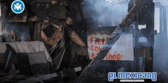 Incendio consume 10 casas en zona de invasión de Santa María