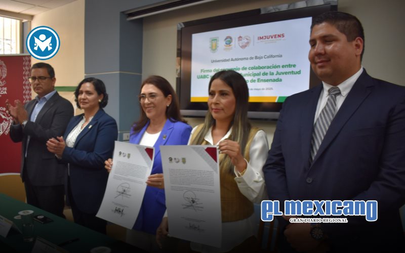 La UABC y el IMJUVENS firmaron un convenio de colaboraci&oacute;n para impulsar el desarrollo juvenil