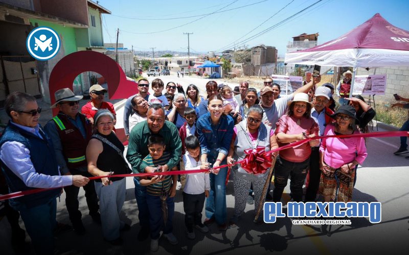 Bienestar, obras y apoyo a emprendedores llega a Altiplano en Tijuana con el programa "Corazones" de la gobernadora Marina del Pilar.