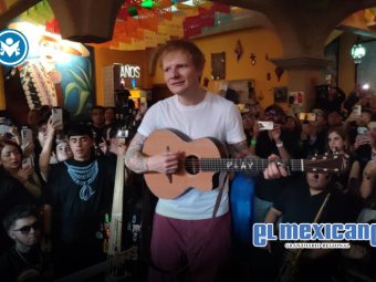 Ed Sheeran sorprende a fans mexicanos con un mini show en CDMX
