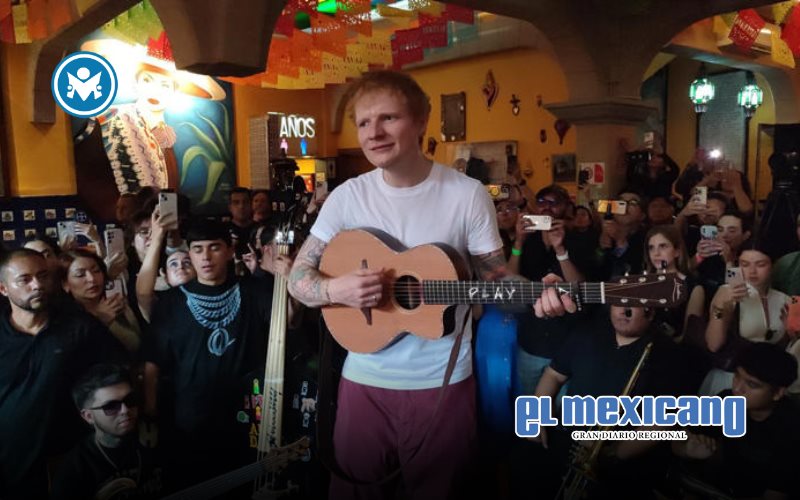 Ed Sheeran sorprende a fans mexicanos con un mini show en CDMX