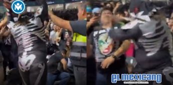 L.A. Park agrede a aficionado con una silla durante función en San Luis Potosí L.A. Park agrede a aficionado con una silla durante función en San Luis Potosí