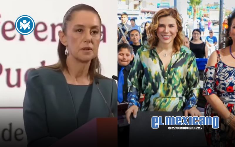 Claudia Sheinbaum respalda a Marina del Pilar tras protesta en Mexicali