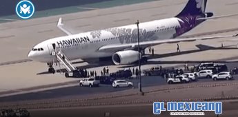 Evacúan avión en San Diego por amenaza de bomba rumbo a Hawái