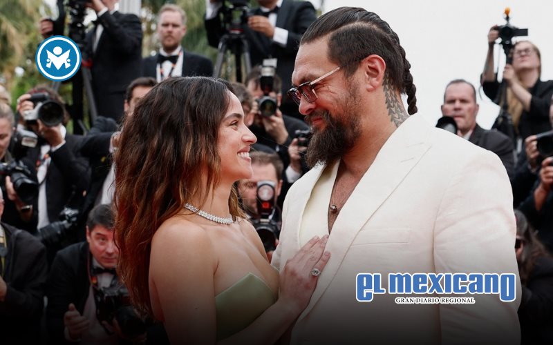 Adria Arjona y Jason Momoa derraman miel en Festival de Cannes