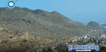 Registran derrumbe en la carretera Escénica Tijuana-Ensenada