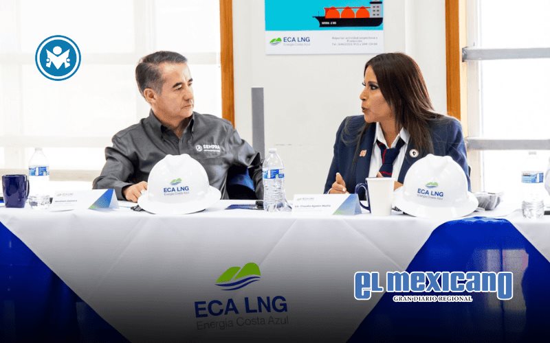 Constata alcaldesa Claudia Agatón construcción de la terminal de licuefacción de gas natural ECA LNG Constata alcaldesa Claudia Agatón construcción de la terminal de licuefacción de gas natural ECA LNG