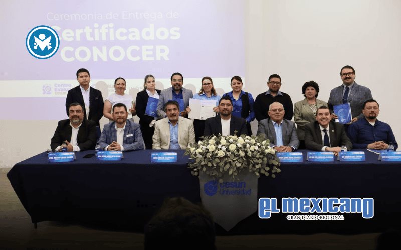 Entregan certificados CONOCER a comunidad académica de CESUN Universidad Entregan certificados CONOCER a comunidad académica de CESUN Universidad