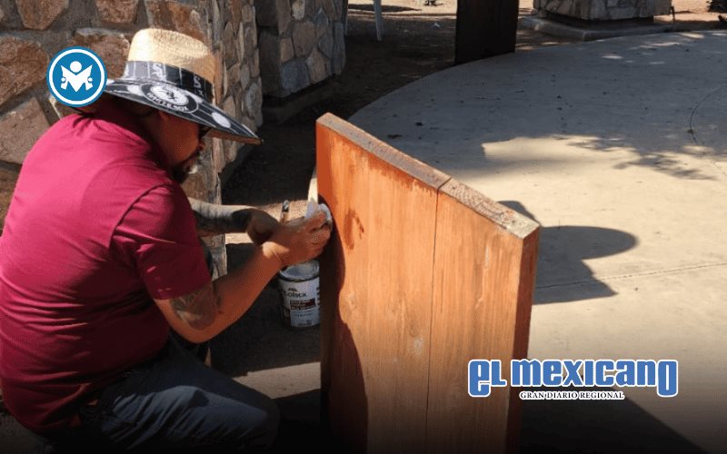 Renuevan el Parque Revolución con mantenimiento y jardinería Renuevan el Parque Revolución con mantenimiento y jardinería