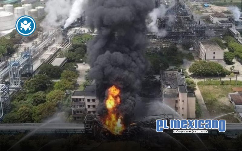 Registraron explosión en planta química de China Registraron explosión en planta química de China