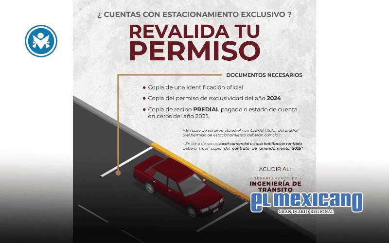 Gobierno de Ensenada ofrece 50% de descuento para revalidar estacionamientos exclusivos