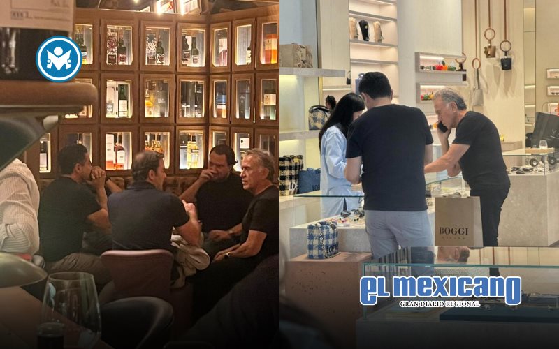 Captan a los Yunes de compras en tienda de lujo en Madrid Captan a los Yunes de compras en tienda de lujo en Madrid