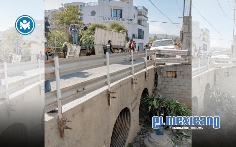 Realiza Gobierno de la alcaldesa Claudia Agatón limpieza de arroyo de la Bronce Realiza Gobierno de la alcaldesa Claudia Agatón limpieza de arroyo de la Bronce