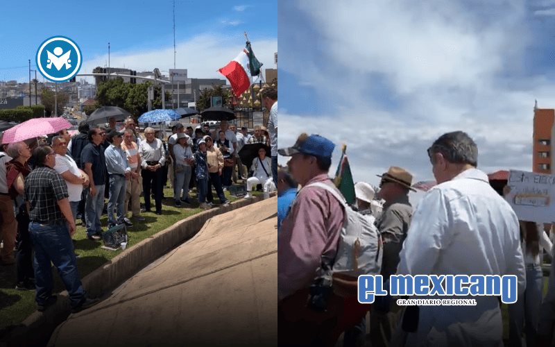 Se manifiestan en Tijuana contra las elecciones del Poder Judicial Se manifiestan en Tijuana contra las elecciones del Poder Judicial