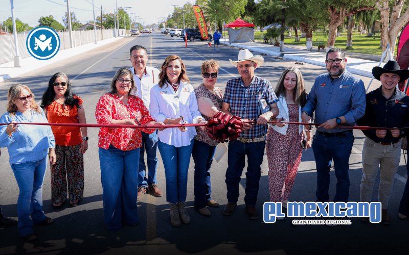 Atiende gobernadora Marina del Pilar zona prioritaria del Valle de Mexicali con obras de pavimentaci&oacute;n carretera