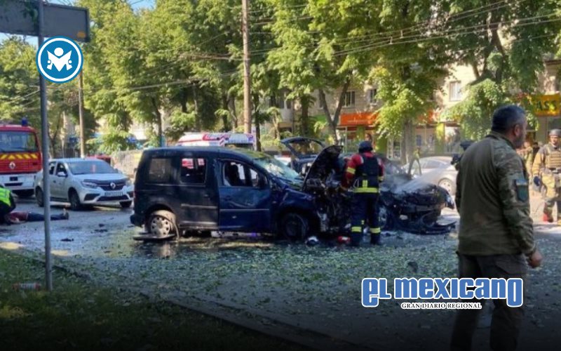 Explosión en el centro de Sumy deja al menos cuatro muertos y 25 heridos Explosión en el centro de Sumy deja al menos cuatro muertos y 25 heridos